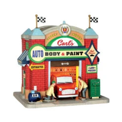 Lemax Village Collection Carl's Auto Body & Paint #65119