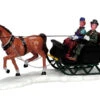 Lemax Village Collection Scenic Sleighride Table Accent #73633 -Kurt Adler Shop 73633