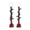 Lemax Village Collection Red Globe Street Lamp, Set Of 2 #74229 -Kurt Adler Shop 74229