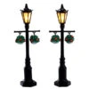 Lemax Village Collection Old English Lamp Post, Set Of 2 #74231 -Kurt Adler Shop 74231