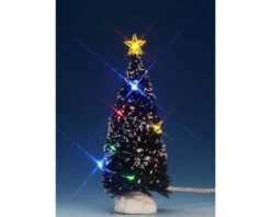 Lemax Village Collection Multi Light Evergreen Tree, Medium #74266