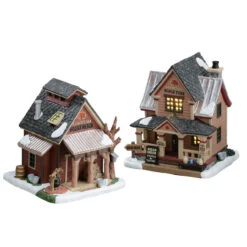 Lemax Village Collection Sugartree Maple Farm, Set Of 2 #75207