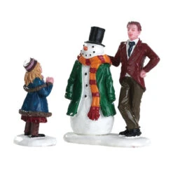 Lemax Village Collection Dad's Snowman, Set Of 2 #82585