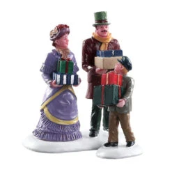 Lemax Village Collection Walking Family, Set Of 2 #82605