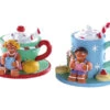 Lemax Village Collection Cocoa And Cookies, Set Of 2 #83383 2 Lemax Village Collection Cocoa And Cookies, Set Of 2 #83383 -Kurt Adler Shop 83383