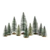 Lemax Village Collection Needle Pine Trees, Set Of 10 #84358 -Kurt Adler Shop 84358