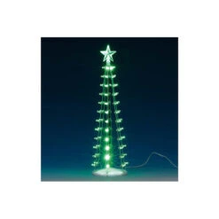 Lemax Village Collection Lighted Silhouette Tree, Green #84399