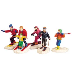 Lemax Village Collection Winter Fun, Set Of 5 #92357