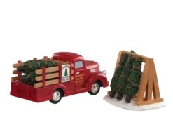 Lemax Village Collection Tree Delivery, Set Of 2 #93423
