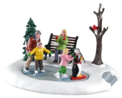 Lemax Village Collection Beginner Skaters #93424