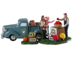 Lemax Village Collection Buy Local, Set Of 3 #93428