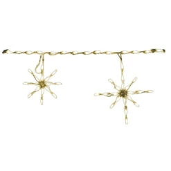 LED Warm White Snowflake #LED-SFL44WW *Set Of 12*