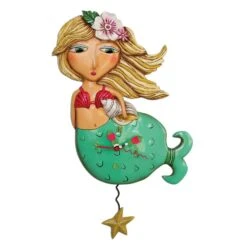 Enesco Shelley Mermaid Clock