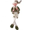 30in Forest Green Bendable Elf Ornament