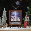 Snowing Antique TV With Windmill -Kurt Adler Shop TV046TW DW