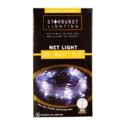 Kurt Adler 300-Light 6-Foot Starburst Cool White LED Net Light -Kurt Adler Shop ad0102cw 04 1 9e9bc36c 1db7 4b3a ae95 3882a14f730f