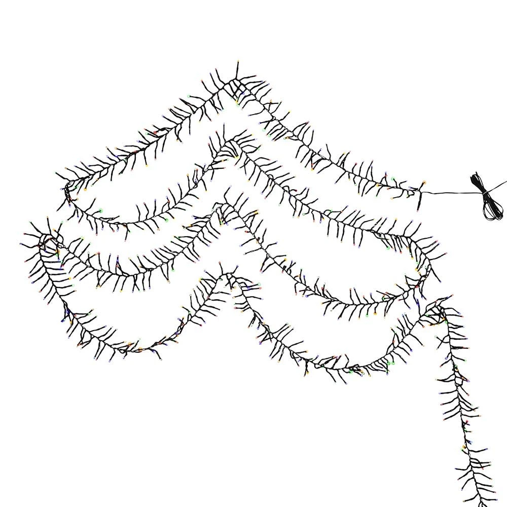 Kurt Adler CUL 1000-Light 33-Foot Cluster Garland With Multi-Color 3MM LED Bulbs 3 Kurt Adler CUL 1000-Light 33-Foot Cluster Garland With Multi-Color 3MM LED Bulbs