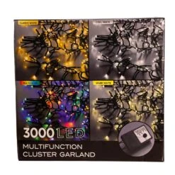 Kurt Adler 3000-Light 98-Foot Cluster Garland With Cool White LED Lights -Kurt Adler Shop ad1006cw 04 9a8508bd 8060 465a b457 cd48681669a8