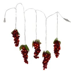 Kurt Adler 100-Light Burgundy LED Grape Light Set With 5 Grape Bunches -Kurt Adler Shop ad1013burg 03 5f70e322 4517 48ee 80e3 ae76507ae69e