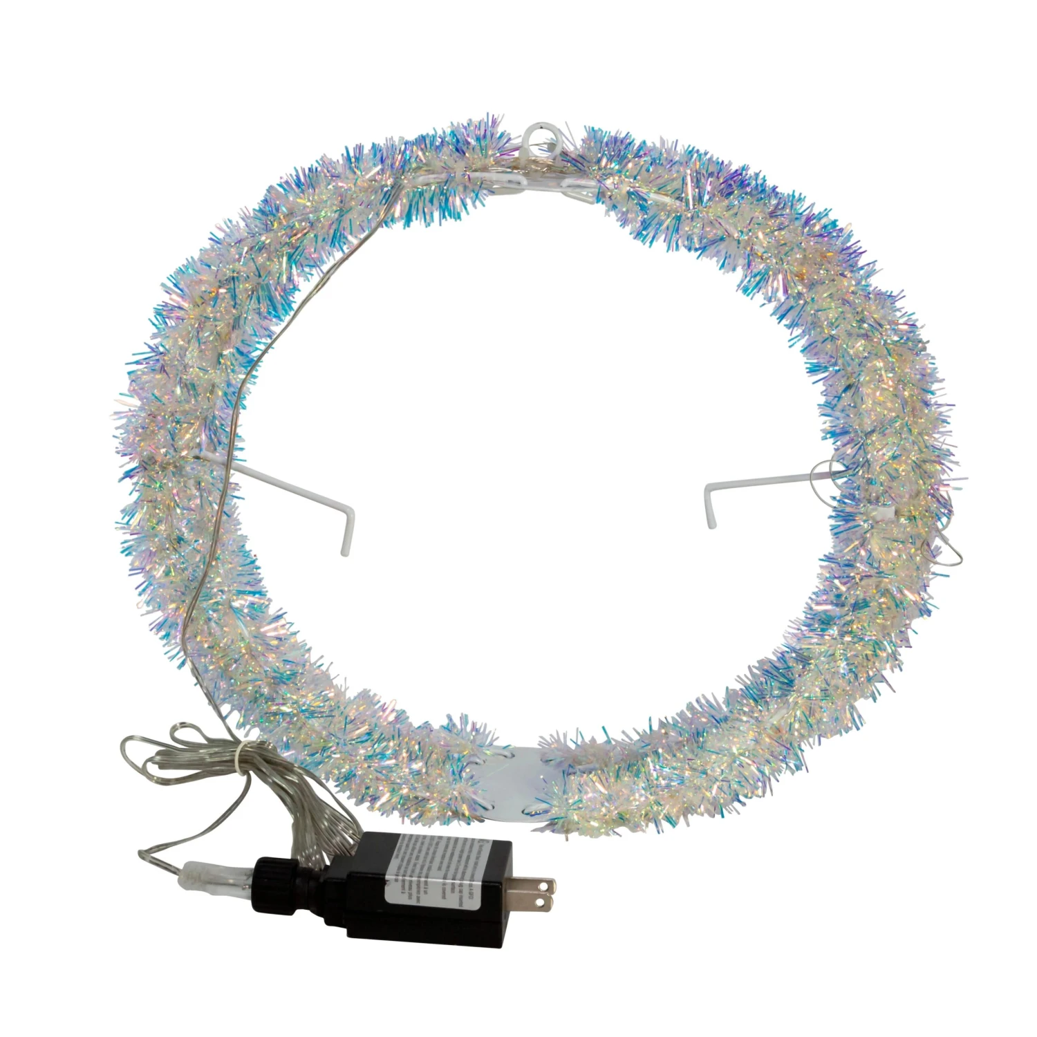Kurt Adler 12-Inch Multi-Color LED Tinsel Foldable Sphere 4 Kurt Adler 12-Inch Multi-Color LED Tinsel Foldable Sphere - Image 2