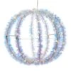 Kurt Adler 12-Inch Warm White LED Tinsel Foldable Sphere -Kurt Adler Shop ad1033ww 5e80b74c d21b 49e2 b619 7ca4fe1c0e9c