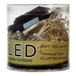 Kurt Adler 24-Foot 720-Light Warm White Twinkle LED Fairy Cluster Garland -Kurt Adler Shop ad1044ww 04 a706864c 89da 42dd b981 4e43dce6cdf7