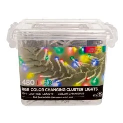 Kurt Adler 480-Light 15.7-Foot RGB LED Connectable Cluster Garland -Kurt Adler Shop ad1049rgb 06 e5f3ab89 f18f 4b57 86f1 64ba46aefc98