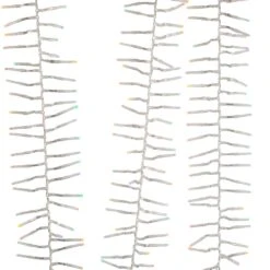 Kurt Adler 1000-Light 32.8-Foot Multicolored LED Cluster Garland