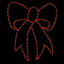 LED BOW 36" RED #LED-BO36