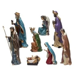 Kurt Adler 9-Inch Resin Nativity Set Of 8 Pieces -Kurt Adler Shop c5710 03 1e04cc14 dea5 4a8a ad1f 53276e47f865