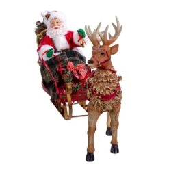 Kurt Adler 10-Inch Santa In Sleigh With Deer -Kurt Adler Shop c7339 11 17165b0f f1c4 4651 b103 8d118b73e21d