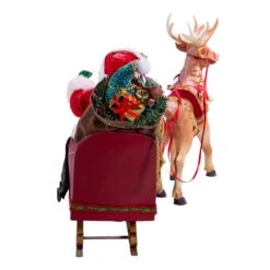 Kurt Adler 10-Inch Santa In Sleigh With Deer -Kurt Adler Shop c7339 13 a2aa0a7a c4dc 484e b006 f1a9dcd3b325