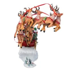 Kurt Adler 24-Inch Fabriché Musical Santa With Eight Reindeer, Set Of 2 Pieces -Kurt Adler Shop c7414 03 b1f6232a 4006 4077 957a 8423d7681f9e