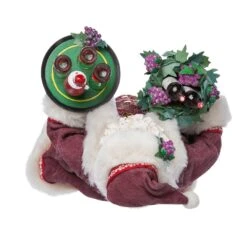 Kurt Adler 11.5-Inch Fabriché Santa With Wine Basket -Kurt Adler Shop c7469 05 6e83de95 51fd 497a bb81 00934cd95117