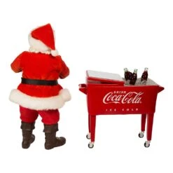 Kurt Adler Coke Santa With Table Cooler, 2 Piece Set -Kurt Adler Shop cc5221 02 60c3b397 bddc 4f8f aa33 2cd5f8e329ec