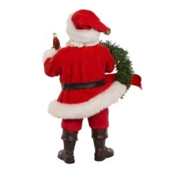 Kurt Adler 10.5-Inch Fabriché™ Coca-Cola® Battery Operated Santa With Lighted Wreath -Kurt Adler Shop cc5232 02 691568f0 3889 4d04 85fb 3523f97b62dd
