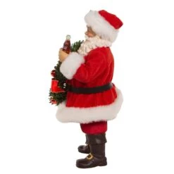 Kurt Adler 10.5-Inch Fabriché™ Coca-Cola® Battery Operated Santa With Lighted Wreath -Kurt Adler Shop cc5232 03 78c23bf7 459b 4140 8579 e3b4e5977d90