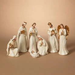 7 Piece Resin Traditional Religious Christmas Nativity Scene 7 7 Piece Resin Traditional Religious Christmas Nativity Scene -Kurt Adler Shop exccg3422pnhlbhhsmhr