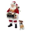 Kurt Adler 10.5-Inch Fabriché™ Adopt-a-Pet Santa With Dog, 2 Piece Set -Kurt Adler Shop fa0109 5277d94f f868 4227 90c2 da947fdb02f0