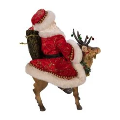 Kurt Adler 11.5-Inch Fabriché™ Santa On Reindeer -Kurt Adler Shop fa0119 02 5ae1df85 a842 4c07 a4b7 b9692589ae17