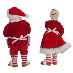 Kurt Adler 10.5-Inch Fabriché Mr. And Mrs. Santa, 2-Piece Set -Kurt Adler Shop fa0146 03 7230aa47 4156 44cb 9ae1 680ea5c66796