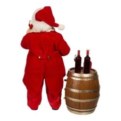 Kurt Adler 10.5-Inch Fabriché Wine Tasting Santa, 2 Piece Set -Kurt Adler Shop fa0165 02 96cd344a f940 49fd 83a4 78e202e7eade