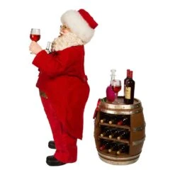 Kurt Adler 10.5-Inch Fabriché Wine Tasting Santa, 2 Piece Set -Kurt Adler Shop fa0165 03 55dd08ba ebae 4252 a678 4d26007614a6