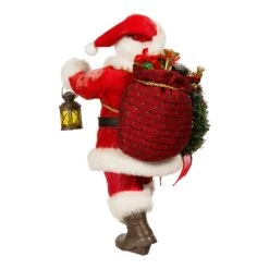 Kurt Adler 10.5-Inch Fabriché Santa With Wreath And Lantern -Kurt Adler Shop fa0167 02 91474c6a 49ea 4665 a8b7 6564bba0cfb4