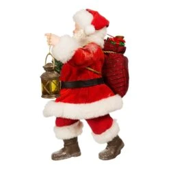 Kurt Adler 10.5-Inch Fabriché Santa With Wreath And Lantern -Kurt Adler Shop fa0167 03 aad508ac bf9a 4256 a3bb 3f1979918a90