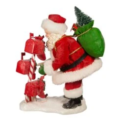 Kurt Adler 10.5-Inch Fabriché Santa Checking Mail -Kurt Adler Shop fa0171 02 87f6ad7f 177b 410c 9287 79377b6580bc