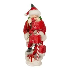 Kurt Adler 10.5-Inch Fabriché Santa Checking Mail -Kurt Adler Shop fa0171 03 1f2c0b81 02e8 4b5b a963 b455d577a489
