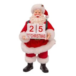 Kurt Adler 10.5-Inch Fabriché Countdown Santa -Kurt Adler Shop fa0182 04 223da217 d1ea 45a9 ab41 ddae7ab346f8