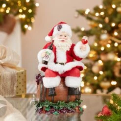 Kurt Adler 10.5-Inch Fabriché Santa Sitting On Wine Barrel 15 Kurt Adler 10.5-Inch Fabriché Santa Sitting On Wine Barrel -Kurt Adler Shop fa0193 50 9ec44f59 9dc4 40ca 9739 d1652e5cef1a