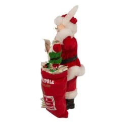 Kurt Adler 10.5-Inch Fabriché Santa With Mail And Elf -Kurt Adler Shop fa0194 03 0f8b4298 e270 4707 9594 35f9a1620fce